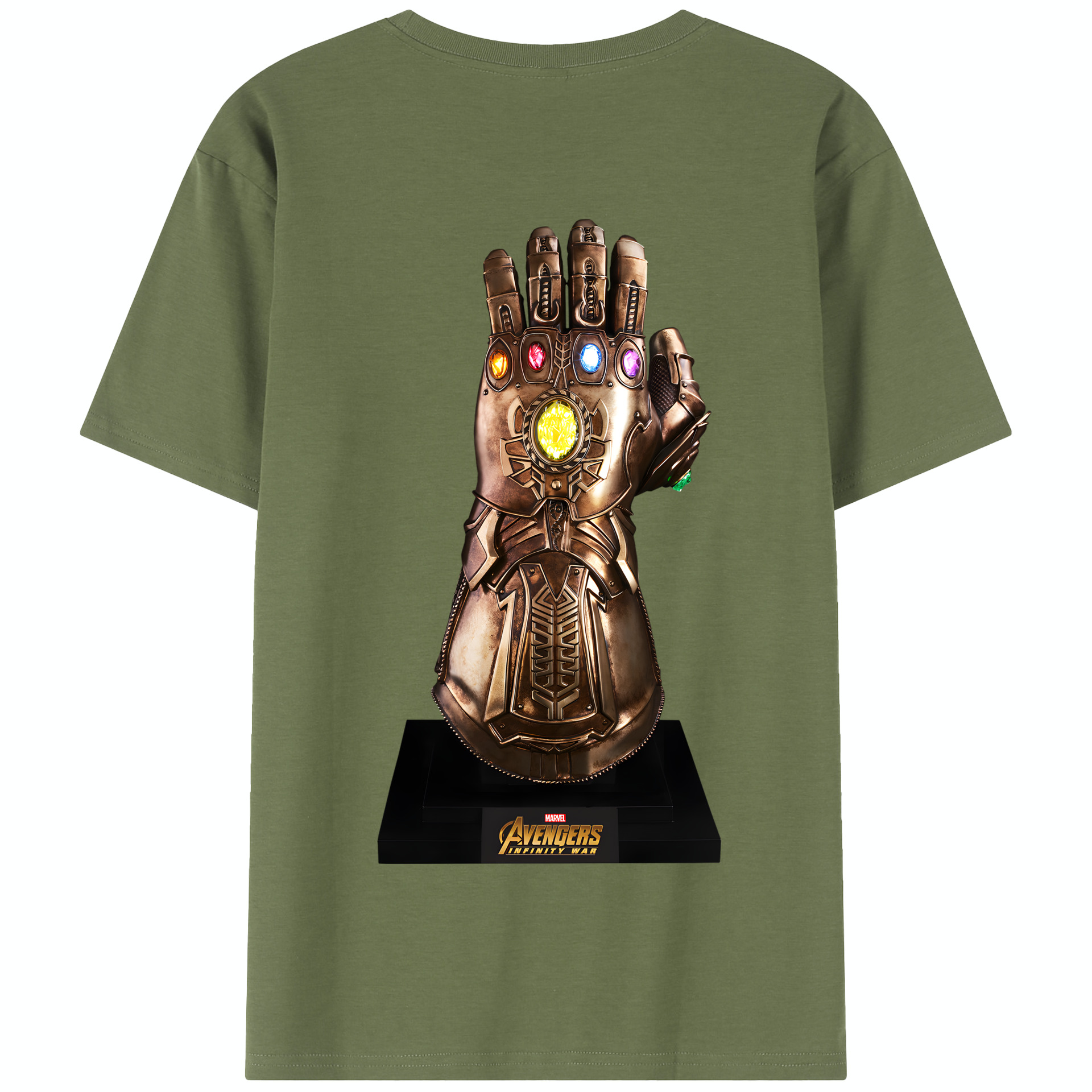 （画像用） アベンジャーズ The Avengers 綿100％半袖Tシャツ（背面プリント）
